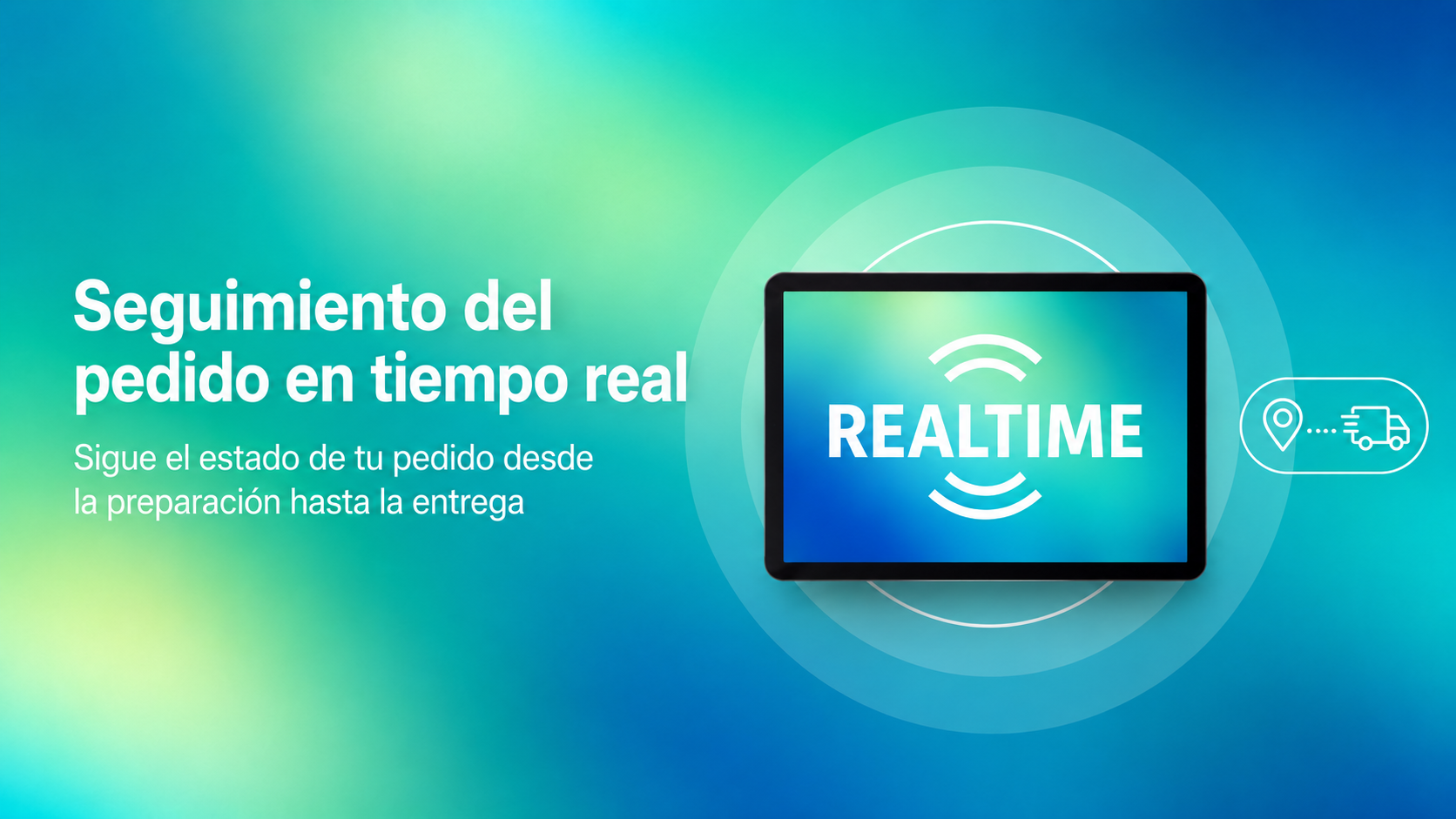 Seguimiento del pedido en tiempo real desde la mesa